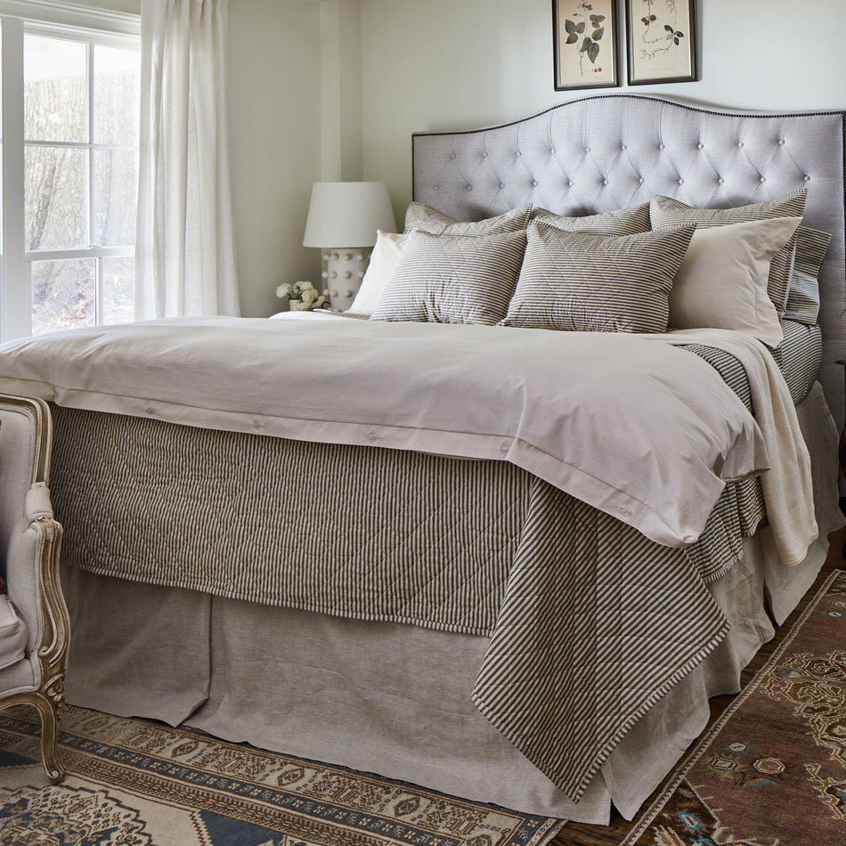 Ticking Stripe Classic Quilt